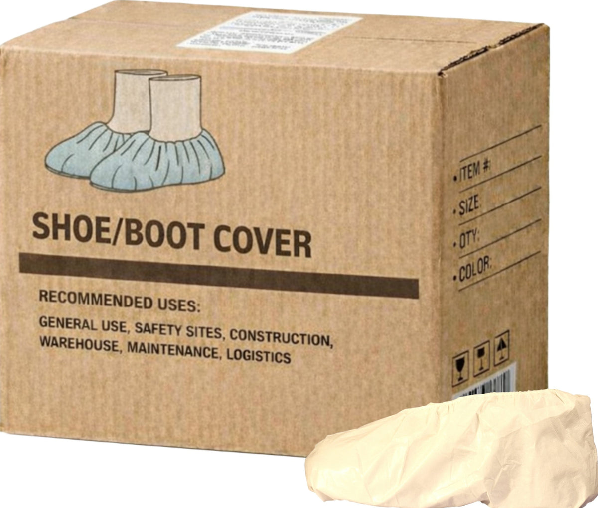 Carton of 500 pcs PP+PE Shoe Cover