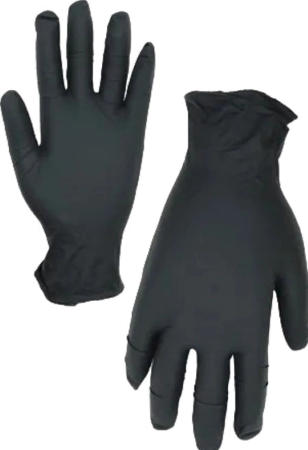 Box of 100 Alpha Flex Nitrile Black Heavy
