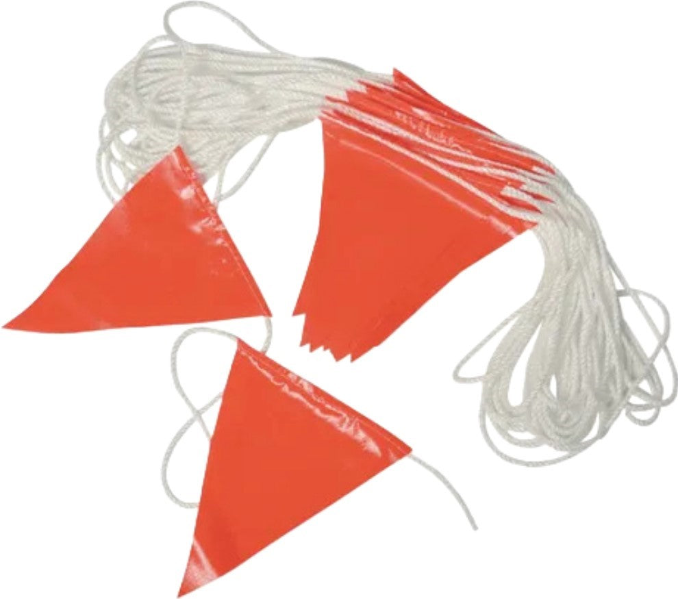 Bunting Safety Flag 30M Roll Orange