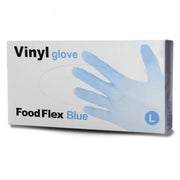 100pcs Eagle Blue Vinyl Powder Free Gloves