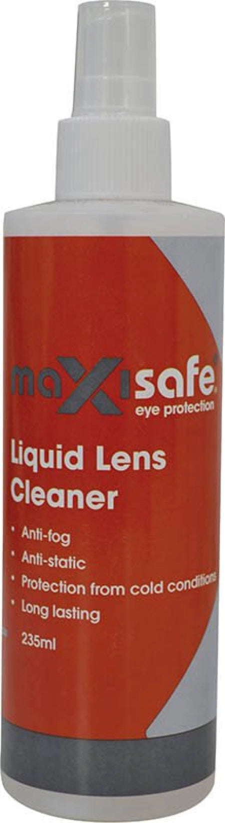 Carton of 24 Maxisafe Lens Cleaning Spray Anti-Fog Cleaner 235ml