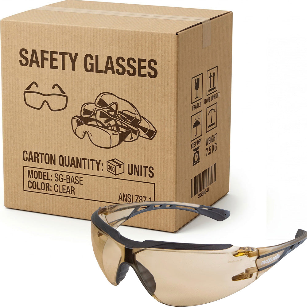 Carton of 120 Pairs Phoenix Indoor Outdoor Safety Glasses Adaptive Len