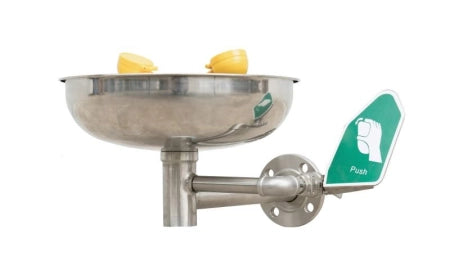 Carton of 5 Stainless Steel Wall Mounted Eye Wash Unit