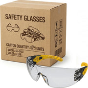 Carton of 144 Evolve Anti-Fog Silver Mirror Safety Glasses Glare Reduction