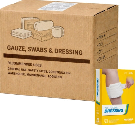 Carton of 10 FastAid D7 No. 14 Wound Dressing