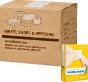 Carton of 10 FastAid D9 Gauze Swabs 7.5x7.5cm