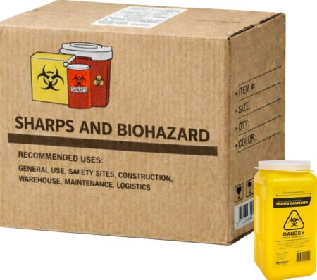 Carton of 48 FastAid Sharps Container 1.4L