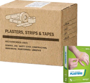 Carton of 10 FastAid P13 Adhesive Plasters Fabric 72 x 19mm