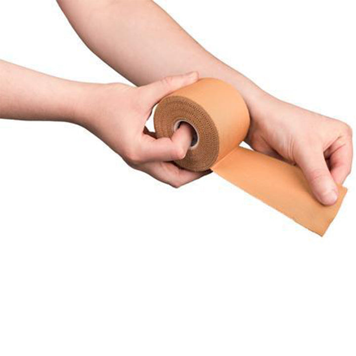 FastAid Sports Strapping Medical Tape, Hand Tearable, Brown, 38mm x 13.7