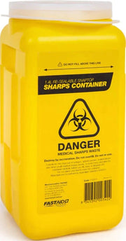 Carton of 48 FastAid Sharps Container 1.4L