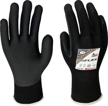 YSF GreenFlex Black Recycled Safety Gloves G819R