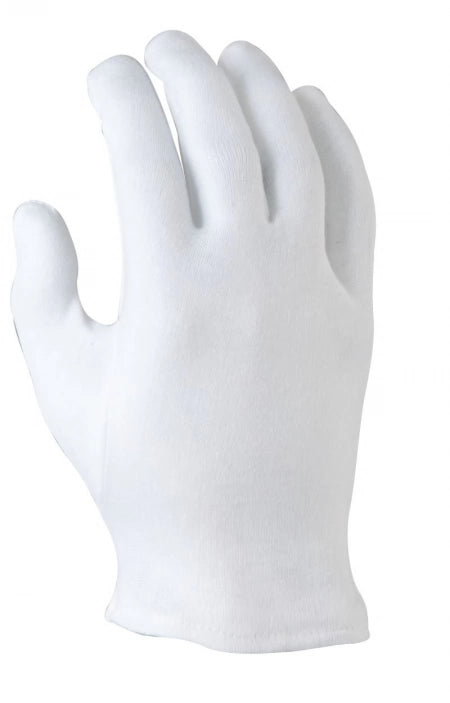 Pack of 12 Maxisafe Interlock Poly/Cotton Glove - Hemmed Cuff - Large (Mens)