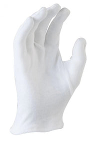 Pack of 12 Maxisafe Interlock Poly/Cotton Glove - Hemmed Cuff - Large (Mens)