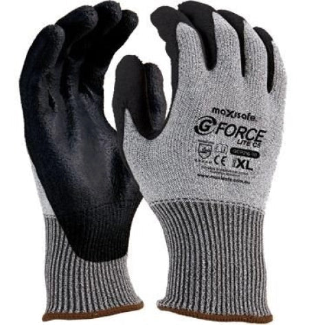 Carton of 120 Pairs Maxisafe Cut Resistant Gloves Level D PU Coated Precision Grip