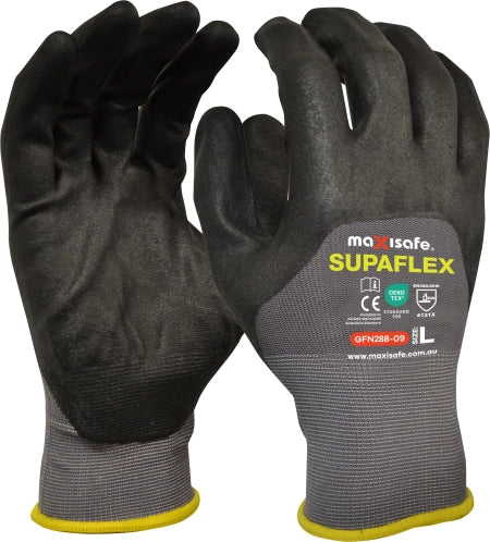 Carton of 120 SupaFlex 3/4 Coated Micro-Foam Gloves Extended Grip