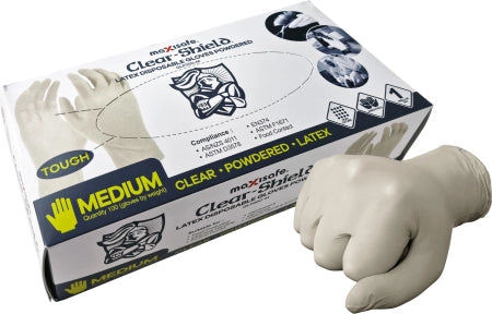 Maxisafe Latex Disposable Gloves Powdered GLP200