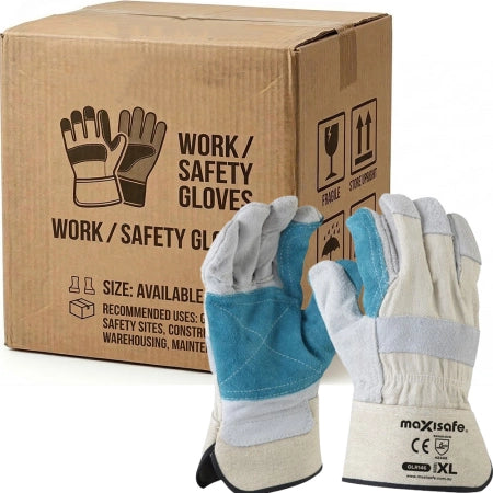 Carton of 60 Polisher Gloves Reinforced Palm Durable Grip