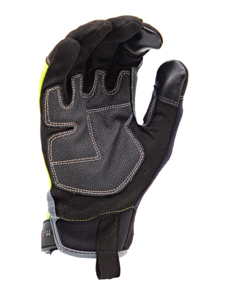Carton of 120 Pairs G-Force Hi-Vis Mechanics Gloves Full Finger