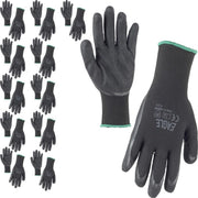 Eagle Black Nitrile Sandy Palm Safety Gloves General Use - Size 7