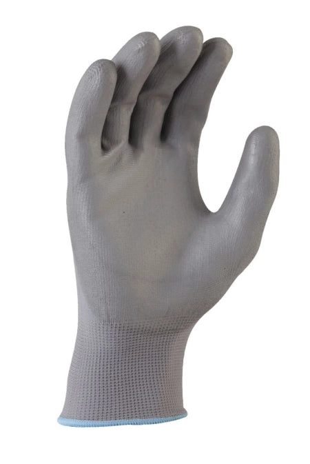 Carton of 120 Maxisafe Grey Knight Nylon PU Coated Nylon Glove