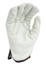 Maxisafe Polar Bear Rigger Beige A Grade Premium Cow Leather Gloves GRL155