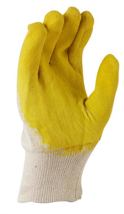 Maxisafe Economy Yellow Latex Glass Gripper Glove - Large