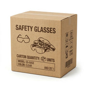 Carton of 144 Evolve Anti-Fog Silver Mirror Safety Glasses Glare Reduction