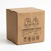 Carton of 100 White Polypropylene Labcoat No Pocket
