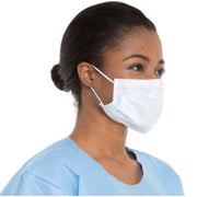 Carton of 4 HALYARD FLUIDSHIELD* Level 1 Procedure Mask with SO SOFT* Lining and SO SOFT* Ear Loops, Blue