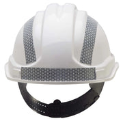 Carton of 100 Reflective Tape Kit for Helmet 2 Curves 1 Staright Hi-Vis