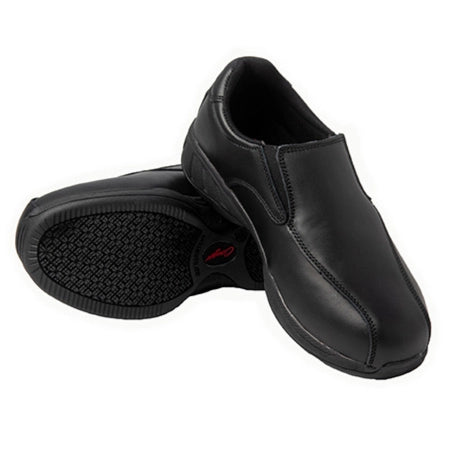 Cougar Mascot Black Full Grain Slip On Low Cut Non-Safety Shoes (Size 6.5 AUS/UK)