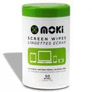 Moki Screen Wipes Tub of 50 Cleaning Wipes