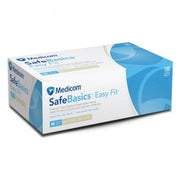 100pcs Medicom SafeBasics Easy Fit Latex Medical Examination Powder Free 6.0g