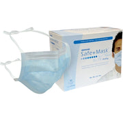 Carton of 6 SofSkin Level 3 Anti-Fog Tie On Face Masks - Blue