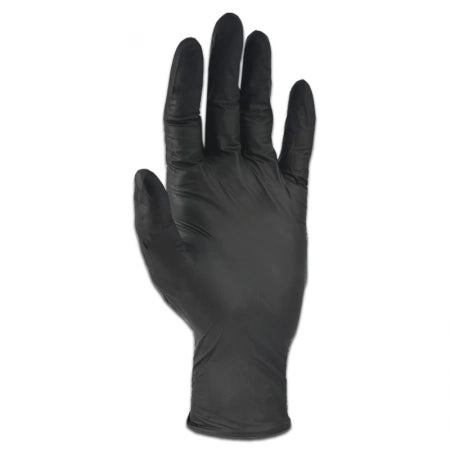 100 Pack Medicom SafeTouch Advanced Guard Nitrile Gloves Powder-free Black 5g - EXTRA