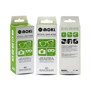 Moki Optical Lens Cleaning Wipes 40 Pk