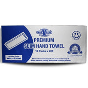 16 Packs 200pcs MaxValu Hand Paper Towel Tissue Premium Slim Fold