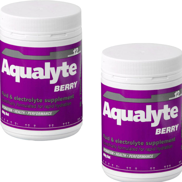 Maxisafe Aqualyte Electrolyte Powder Berry Flavoured Tub 480g Pack of 5