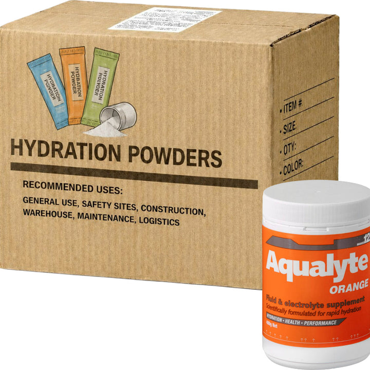Carton of 20 Packs Aqualyte Orange Electrolyte Powder Tub 480g
