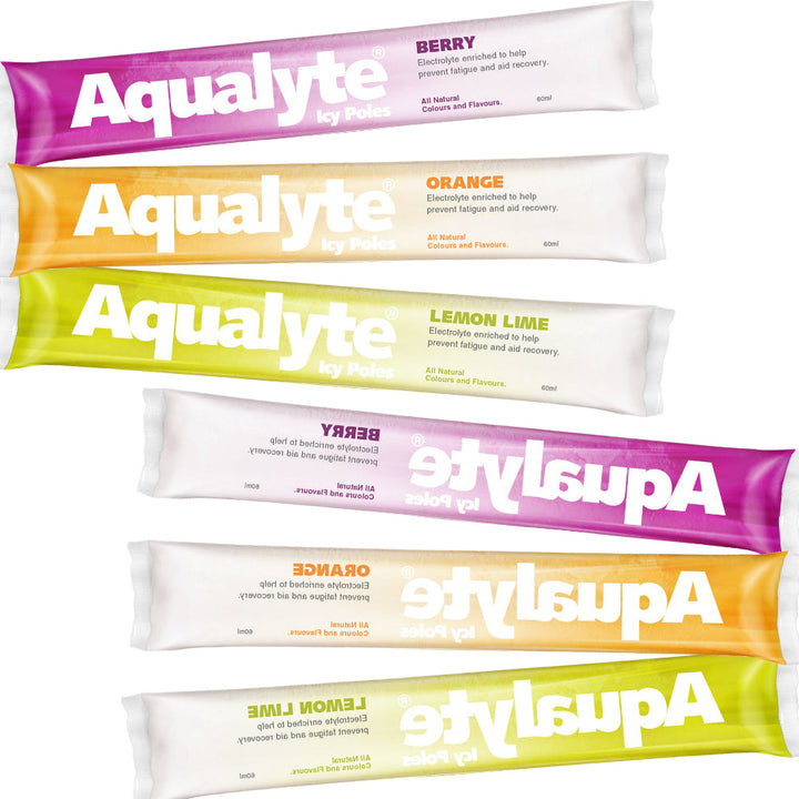 Maxisafe Aqualyte Electrolyte Icy Pole Mixed Flavours x 50 x 90m