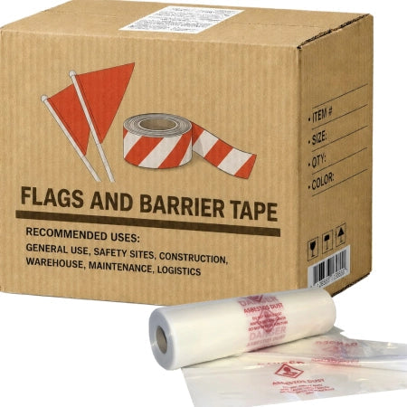 Carton of 10 Packs Maxisafe Asbestos Bags 200um 700 x 1100mm Hazardous Waste Disposal Bags - Medium