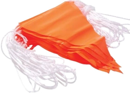 Maxisafe Orange Bunting Flag Line - 30m
