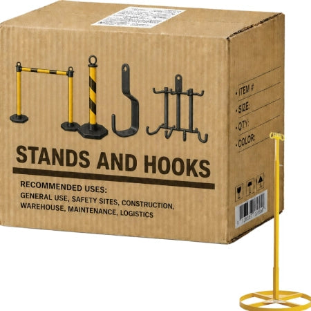 Carton of 3 Maxisafe Adjustable Lead Stand with Base Pole Plastic Grips and Wing Nuts