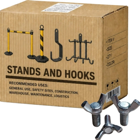 Carton of 50 Lead Stand Wing Nuts Set