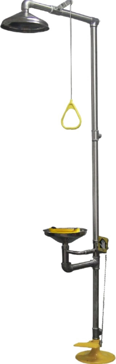 Maxisafe Stainless Steel Safety Shower & Eyewash