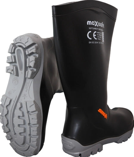 Maxisafe 'Shova' Non-Safety Gumboot - Black - size 7
