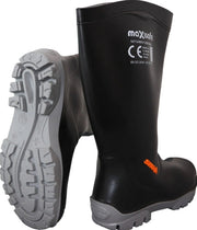 Maxisafe 'Shova' Non-Safety Gumboot - Black - size 10