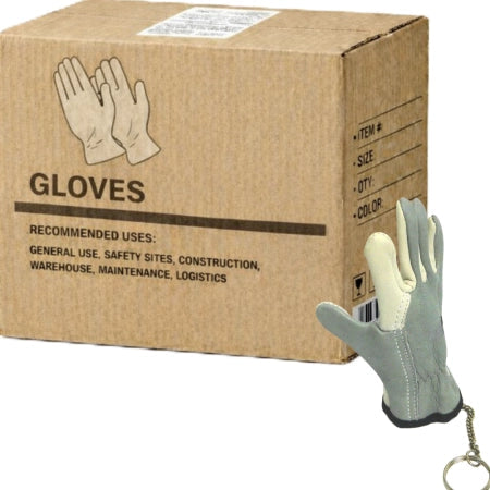 Carton of 50 Packs Maxisafe Right Hand Glove Key Rings PPE Accessory