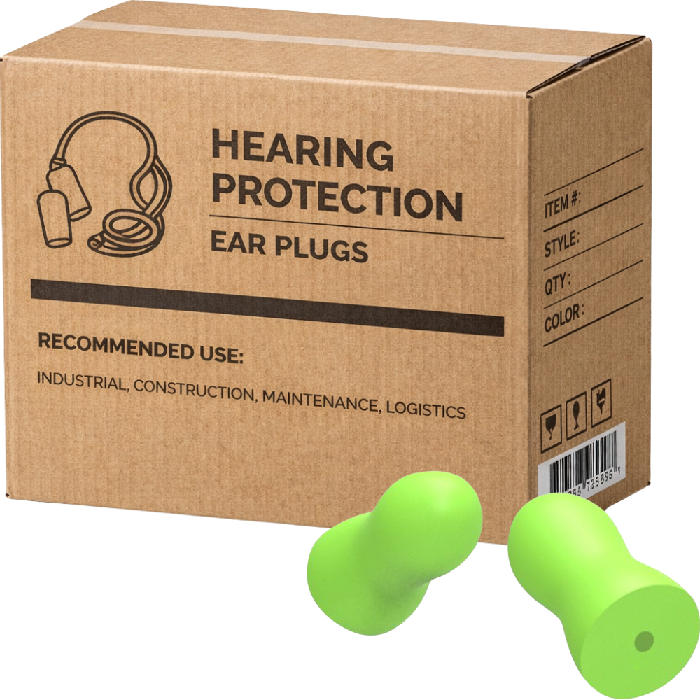 Carton of 10 Maxisafe Ergoband Replacement Earplug Pods HEB673