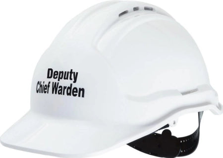 Maxisafe Tuffgard Hard Hat Deputy Chief Warden Kit - White